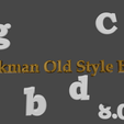 BOOKMAN.png ABCDARIO COMPLETE Bookman Old Style Bold