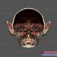 monkey_mask_3d_print_file_06.jpg Black Myth Wukong Mask Monkey King - Halloween Cosplay 3D print model