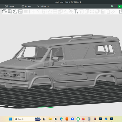 1979 chevy shorty custom van, hollow shell, clean interior, rc, trucks, cars, scale models