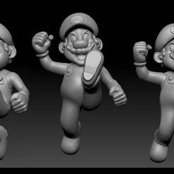 11.png Archivo OBJ Super Mario en acción・Plan imprimible en 3D para descargar