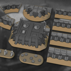 Trenches.png Fichier STL 6/8MM Star Empire : tranchées préfabriquées en forme de graben・Objet pour imprimante 3D à télécharger