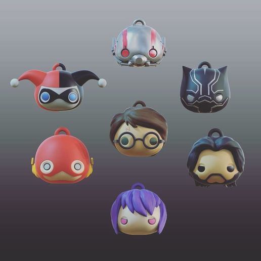 PlaKit's Mobile Charms Series 1 [UPDATED] 3D model