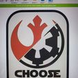 Choose wisley PIC.jpg Star Wars Choose Wisely sign/wall hanging