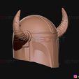 22.jpg Viking Mandalorian Helmet - Buffalo Horns - High Quality Model