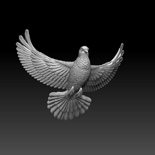 🕊️ dove・ STL File for ・Cults