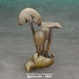 escaner3d-3d-setas-madera-4.jpg 3D Scanner Wooden Mushroom Figure / Asset Wooden Mushroom Figure