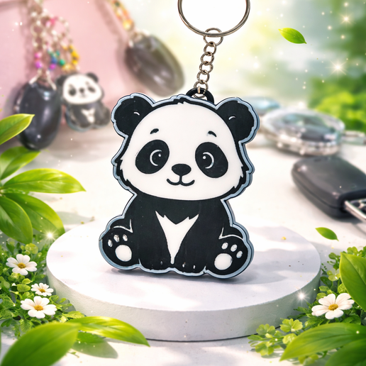 panda keychain
