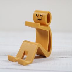 1.JPG STL file Phone Stand・3D printing template to download