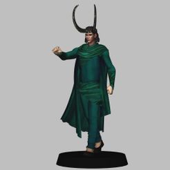 01.jpg God of the Stories Loki - Loki series Low Poly 3D print