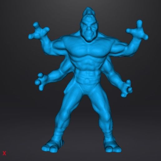 👹 MORTAL KOMBAT GORO PVC VINTAGE FIGURE MODEL 90s MONSTER・ STL