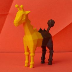 Girafaring.jpg Fichier 3MF Girafarig LOW POLY POKEMON・Modèle à imprimer en 3D à télécharger