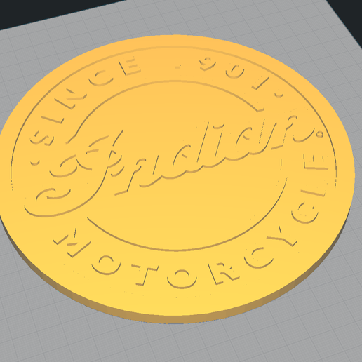 Indian Motorcycle Coaster/Kickstand Pad 3D model