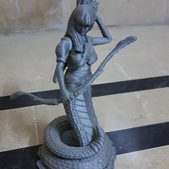 L1.jpg STL file Lami the Naga Archer・3D print design to download