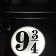 3.jpg LED lamp, Harry Potter, Platform 9 and 3/4