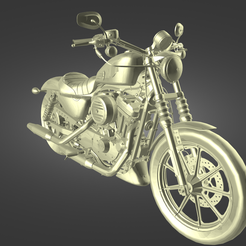 image.png STL file 2018 Harley Davidson Iron 883・3D printable design to download
