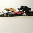 IMG_20231121_213240.jpg 1/64 3D Printed Goosneck Auto-Hauler UP TO 5 CARS MULTIPLE SLOTS Gooseneck