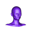 2.stl SET 8 HEADS 3D HEAD FACE FEMALE CHARACTER WOMEN TEENAGER PORTRAIT DOLL BJD LOW-POLY 3D MODEL