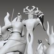 4.jpg Samurai Jack vs. Aku in 3D scale model/Diorama