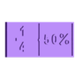 14.stl MATHEMATIC DOMINO GAME: Percentages