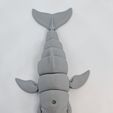 Niedlicher Flexi Print-in-Place Delfin