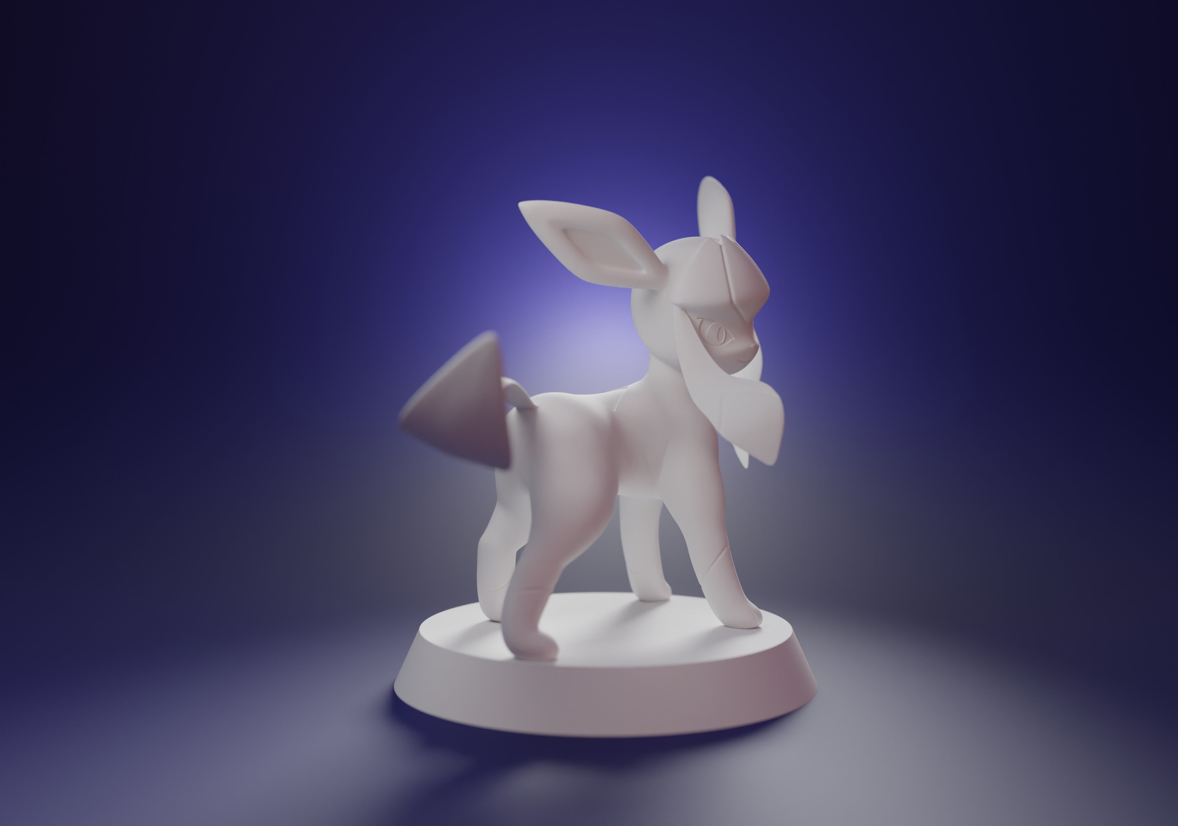 glaceon-clay-2.jpg Télécharger fichier STL GLACEON - mignon pokemon brillant imprimable en 3D • Objet à imprimer en 3D, Mypokeprints