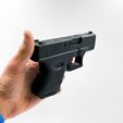 IMG_4390.jpg PISTOL Glock 26 PISTOL PROP PRACTICE FAKE TRAINING GUN