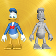 sa0018.png FLEXI PRINT-IN-PLACE - DONALD DUCK 🦆 STL