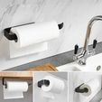 IMG_8596.jpeg Wall Mounted Plastic Toilet Paper Holder No Punching Tissue Towel Roll Bathroom Towel Rack Kitchen Bathroom Accessories