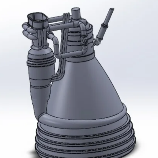 Download free STL file F1 Rocket Engine • 3D printer design ・ Cults