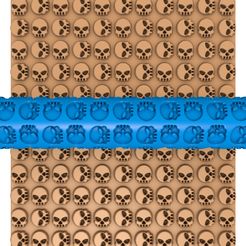 86565656.jpg Fichier 3D Rouleau d'argile pour crâne / Rouleau d'argile pour crâne / Rouleau d'argile pour crâne / Rouleau d'argile pour crâne / Imprimante de motifs de crânes・Design à télécharger et à imprimer en 3D