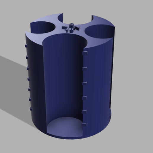 COIN ORGANIZER COUNTER CUP HOLDER - MX 3D model