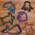 sea-animals.png 3D file All cookie cutter sets (+200 cookie cutters)・3D printable design to download