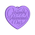 Part1.STL Valentine's day keychain