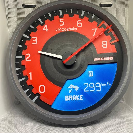 🕰️ Clock Nissa GTR R35 NISMO Wall Clock Orologio・ STL File for 3D ...