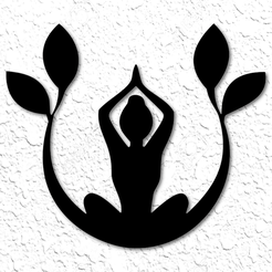 project_20230226_1600299-01.png Fichier STL yoga méditation art mural yogo décor mural 2d・Objet imprimable en 3D à télécharger