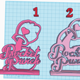 rocketpunch.png K-pop, P-pop, C-pop, Thai, Logos Collection 1 Logo Decor Display Ornament