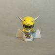 IMG_3310.jpeg Yellow Ranger Helmet/Weapon/Morpher Display Base for Lightning Collection Remastered