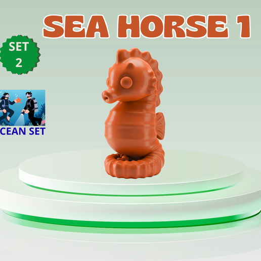 Cute Mini Seahorse – Commercial