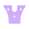 Cable_Chain_Endpoint_Link_Printer_Anchor_Back_MK10.stl Da Vinci Pro Carriage Hotend and Electronics Mounting Brackets