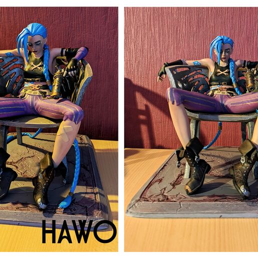 👧 Jinx / Powder・ 3D File for ・Cults