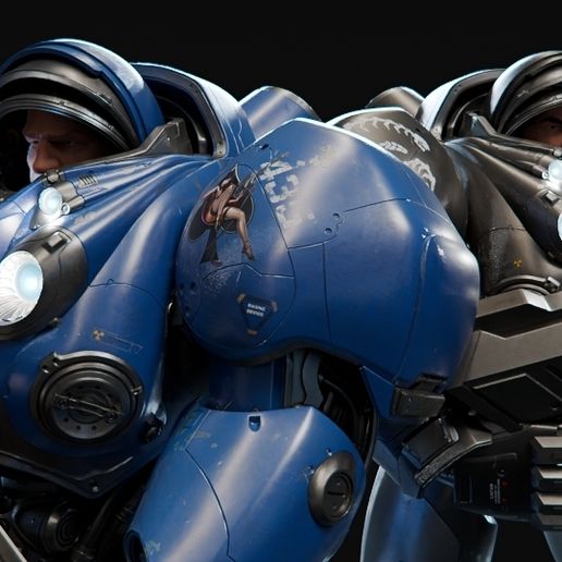 Marine - Starcraft 2 - Heroic Version 3D print model