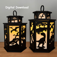 15.png Dinosaurio Linterna Lámpara Decoración Dinosaurio Tea Light Candle Holder Home Decor Lámpara