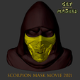 peredL.png Mortal Kombat Movie 2021 Scorpion Mask - STL File. 2 versions.