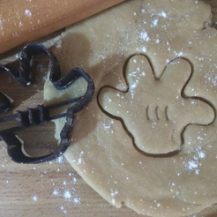 Capture d’écran 2017-09-29 à 10.20.54.png Free STL file Mickey Glove Cookie Cutter・3D printer design to download