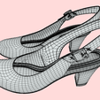 8.png Women's High Heels Sandals - Love Bites Pattern