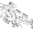 Drawing3.png 3D file Telesto Destiny 2・Template to download and 3D print