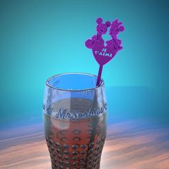 verre.jpg Free STL file "saint valentine" beverage blender・3D printing design to download