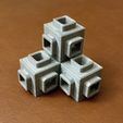 IMG_8266.jpg 3D printer calibration model - Element cube series Tesseract No.1