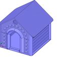 cat_dog_house_v1-03.jpg doghouse cathouse housekeeper for real 3D printing