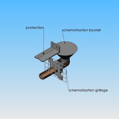 Ass abrev5.JPG Free STL file abrevoir for birds・Design to download and 3D print